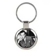 Bugsy Seigel Mobster Key Ring Key chain Chrome finish Key Fob