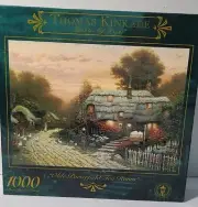 Thomas KinkadePainter Of Light 1000 Piece Jigsaw Puzzle "Olde Porterfield Tea Ro