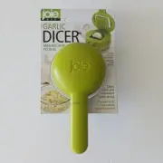 Joie Garlic Mini Plastic Garlic Press Crusher Slicer Grater Dicing W Handle Gren
