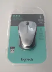 Logitech M317 Wireless Mouse, 2.4 GHz Silver