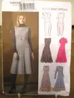 VOGUE SEWING PATTERN V9025 - MISSES DRESS - SIZES 6 to 14 - UNCUT - 2014