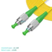 FC/APC to FC/APC SM Simplex Fiber Optic Patch Cord 10m 15m 20m 30m 40m 50m 100m