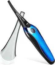Baluue Electric Eyelash Curler Mini Lash Curler Heated Lash Curler Clip Eyelash Curlers with Comb Rechargeable Eyelash Curler Heated Lash Curler with Clamp Hot Eyelash Curler Abs
