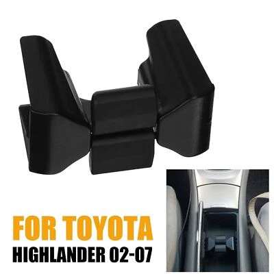 For 2002-2007 Toyota Highlander Black Center Console Cup Holder Insert Divider