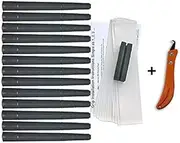 Tacki-Mac Arthritic Serrated Oversize (+3/32) Golf Grip Kit + Utility Hook Blade (13 Grips, Grip Tape, clamp, Grip Removal Hook Blade, Instructions)