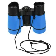 Toy Binoculars 4X30 Compact Foldable Binoculars Sky Blue with Neck Strap