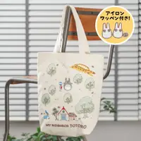 在飛比找樂天市場購物網優惠-真愛日本 宮崎駿 吉卜力 龍貓 龍貓們森林中 厚磅 刺繡 帆