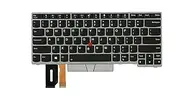 Replacement Lenovo T480s Silver - US Backlit Keyboard for Lenovo Thinkpad T480s, T490, E490, L480, L490, L380, L390, L380 Yoga, L390 Yoga, E490, E480