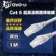 Bravo-u Cat 6 超高速網路傳輸線(灰白/1M)