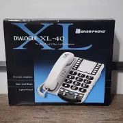Ameriphone XL-40 Amplified Amplifier Telephone Phone Loud Ringer Lighted Keypad