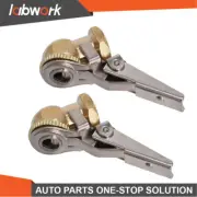 Labwork 2Pcs Lock On Tire Inflator Locking Air Chuck Air Hose Attachment 1/4" US