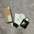 Prada 1ba331 brushed leather tote bag black