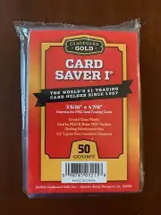 Pack of 50 Cardboard Gold Card Saver 1 PSA Submissions- New & Sealed