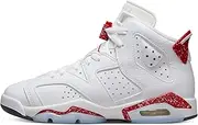 Boy's Air Jordan 6 Retro (Big Kid) White/University Red/Black 6 Big Kid M