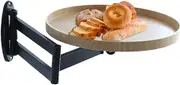 Wall Mounted Stand | Folding Drop Table - Retractable Indoor Home Decoration, Reading Desk for Living Room, Bedroom, Study