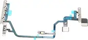 Power Volume On Off Button Flex Cable Replacement for iPhone XR, Volume Button Flex Cable Replacement Part, Switch On Off Power Button, Volume Control