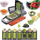 Vegetable Chopper, 14 in 1 Mandoline Slicer Cutter Chopper and Grater, Vegetable