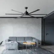 72" Albatross DC Ceiling Fan Matt Black, White, Brushed Nickel MAFMXR + MAF180X Martec Lighting