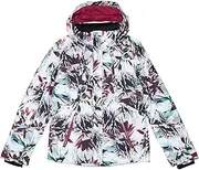 [Obermeyer] Girl's Taja Print Jacket (Little Kids/Big Kids) Sugar/Spikes LG (14-16 Big Kids)