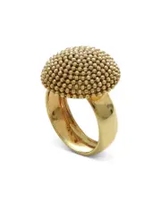 Alberto Amatic 14K Yellow Gold Puntinato Sphere Statement Ring