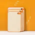 H (Small) Wheat Straw Double-Sided Cutting Board Household Kitchen Cutting Boar