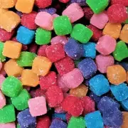 Warheads Chewy Cubes Gummy Candies 2 LBs Bulk Sour Candy FREE SHIP 48 STATES