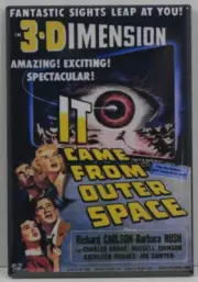 It Came From Outer Space 2" X 3" Fridge / Locker Magnet. Classic Horror!