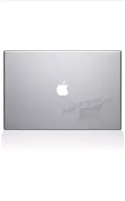The Decal Guru Have a Good Day Sting Ray MacBook Decal Vinyl Sticker - 15"