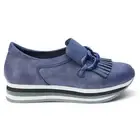 COCONUTS by Matisse Bess Slip On Platform Loafers Womens Blue BESS-415