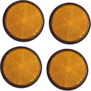 ibasenice 4pcs Bike Reflective Tool Reflectors for and Motorcycles Increased Safety for Night Riding and Visibility