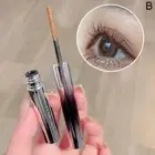 Washable Metal Rod Mascara Curling Iron Brush Wand Non-Clumping Mascara T8K6