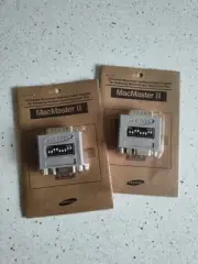 2 Samsung MacMaster II Switchable cable adapters Apple Mac Power Macintosh NEW