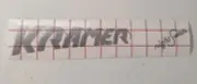 Kramer Nightswan SILVER Vinyl Headstock Decal