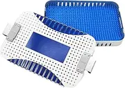 Aluminium Alloy Disinfectant Box for Storage, Sterilisation Box for Surgical Instruments, with Silicone Mat, Suitable for Use in Hospitals, Laboratories and Dentists (30 x 20 x 5 cm