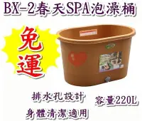 在飛比找Yahoo!奇摩拍賣優惠-《用心生活館》台灣製造 免運 220L 春天SPA 泡澡桶 