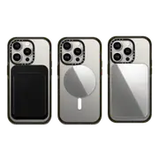 - Value Set Snappy Trio Set (MagSafe Compatible) - BioVeg Wallet (Black) & Mirror Grip Stand & Mirror Cardholder Stand