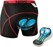 [JEPOZRA] Cycling Shorts Padded Mountain Bike Shorts for Men Compression Shorts with Silicone Cushion Road Bike Leggings