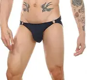 [Generic] Men's Sexy Underwear Hollow Strap Underpants U Convex Pouch Low Rise