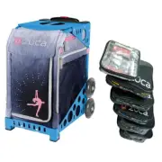 Zuca Ice Dreamz Lux Sport Insert Bag with Blue Frame and Packing Pouch Set