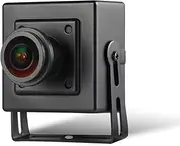 Revotech Mini Fisheye POE Security IP Camera, HD 3MP Indoor Security Camera CCTV 1.7mm Lens 170 Degree Wide Angle P2P H.265 (I706-3-P Black)