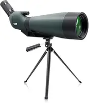 Bonxrdun 25-75 x 100 Telescope, Spotting Scope with Tripod, Carry Bag, BAK4 High Precision Waterproof Binoculars for Bird Watching, Target Shooting and Animal Watching