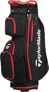 TaylorMade ProCart LX Golf Cart Bag 2024 | Black/Red | Premium Design