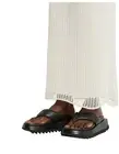 BNIB SASS & BIDE "Pluto" Platform Leather Slides - Black - Size 39 - $390