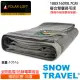 [SNOWTRAVELSW-550G台灣製軍規 POLAR-LOFT纖維550G/M2-CP24H全防風超保暖複合長毛雙層軍用毯/深灰