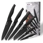 12Pcs Black Oxide Kitchen Knife Set Rustproof Ultra Sharp Japanese Cutting Knife
