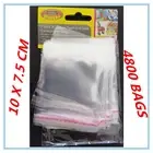 4800 X PEEL AND SEAL CELLOPHANE BAGS - SMALL - MINI - PARTY, BIRTHDAY, EVENT AP