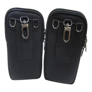 【YESON】腰包二層7吋手機超無敵耐外掛腰包台灣製造品質保證(高單數彈道防水尼龍布)
