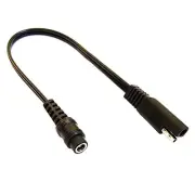 MOTOPOWER MP69006 10" SAE to Coax Female Adapter Cable SAE to DC Coax Motorcycle