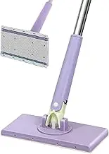 Floor Cleaner Mop - Mops for Cleaning Floors | Cleaning Mops for Floors | Lazy Flat Face Towel Mop Floor Cleaner with 360° Rotation - Home Cleaning Mop with Face Towel Or Wipes Compatible, Push-Pull