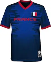 [FIFA] Unisex Official 2023 Women's Football World Cup Youth Team Shirt, France T-Shirt (Pack of 1)
